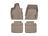 WeatherTech DigitalFit Floor Liners for 2019 2018 2017 2016 Maserati Quattroporte [Covers Front & Rear Row, Tan] | 458831-455654