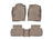 WeatherTech DigitalFit Floor Liners for 2021 2020 2019 2018 2017 2016 Honda Civic [Covers Front & Rear Row, Tan] | 45884-1-2