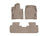 WeatherTech DigitalFit Floor Liners for Lexus [Covers Front & Rear Row, Tan] | 45886-1-2