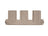 WeatherTech DigitalFit Floor Liners for RX350L/RX450hL [Covers Rear (3rd) Row, Tan] | 458863