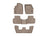 WeatherTech DigitalFit Floor Liners for Q7/SQ7 [Covers 1st 2nd & 3rd Row, Tan] | 45887-1-5-3