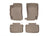 WeatherTech DigitalFit Floor Liners for 2014 2013 2012 2011 2010 Cadillac CTS [Covers Front & Rear Row, Tan] | 458991-451492