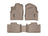WeatherTech DigitalFit Floor Liners for 2021 2020 2019 2018 2017 2016 Dodge Durango [Covers Front & Rear Row, Tan] | 459301-453244