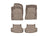 WeatherTech DigitalFit Floor Liners for Audi [Covers Front & Rear Row, Tan] | 45937-1-2