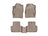 WeatherTech DigitalFit Floor Liners for 2020 2019 2018 2017 2016 Honda Civic [Covers Front & Rear Row, Tan] | 45943-1-2