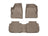 WeatherTech DigitalFit Floor Liners for 2022 2021 2020 2019 2018 2017 Cadillac XT5 [Covers Front & Rear Row, Tan] | 45955-1-2