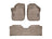 WeatherTech DigitalFit Floor Liners for 2020 2019 2018 2017 2016 Buick Envision [Covers Front & Rear Row, Tan] | 45964-1-2