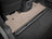 WeatherTech DigitalFit Floor Liners for 2022 2021 2020 2019 2018 2017 Honda Ridgeline [Covers Rear (2nd) Row, Tan] | 459712