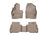 WeatherTech DigitalFit Floor Liners for 2022 2021 2020 2019 2018 2017 2016 Mazda CX-9 [Covers Front & Rear Row, Tan] | 45972-1-2