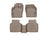 WeatherTech DigitalFit Floor Liners for 2019 2018 Volkswagen Tiguan [Covers Front & Rear Row, Tan] | 45989-1-3