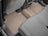 WeatherTech DigitalFit Floor Liners for 2022 2021 2020 2019 2018 Volkswagen Tiguan [Covers Rear (2nd) Row, Tan] | 459893