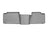WeatherTech DigitalFit Floor Liners for Chevrolet/GMC [Covers Rear (2nd) Row, Gray] | 460034