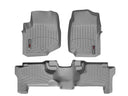 WeatherTech DigitalFit Floor Liners for  [Covers Front & Rear Row, Gray] | 46007-1-2