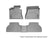 WeatherTech DigitalFit Floor Liners for Dodge [Covers Front & Rear Row, Gray] | 46012-1-3