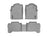 WeatherTech DigitalFit Floor Liners for 2007 2006 2005 Toyota Tacoma [Covers Front & Rear Row, Gray] | 46021-1-3