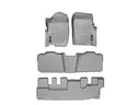 WeatherTech DigitalFit Floor Liners for Explorer/Mountaineer [Covers Front & Both Rear Rows, Gray] | 46043-1-2-3