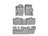 WeatherTech DigitalFit Floor Liners for Explorer/Mountaineer [Covers Front & Both Rear Rows, Gray] | 46043-1-2-3