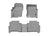 WeatherTech DigitalFit Floor Liners for 2008 2007 2006 2005 Nissan Frontier [Covers Front & Rear Row, Gray] | 46047-1-4