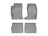 WeatherTech DigitalFit Floor Liners for 2009 2008 2007 2006 Cadillac SRX [Covers Front & Rear Row, Gray] | 46079-1-2