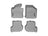 WeatherTech DigitalFit Floor Liners for Volkswagen [Covers Front & Rear Row, Gray] | 46080-1-2