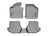 WeatherTech DigitalFit Floor Liners for 2008 2007 Volkswagen Eos [Covers Front & Rear Row, Gray] | 460801-462693