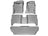 WeatherTech DigitalFit Floor Liners for 2003 2002 2001 Dodge Durango [Covers Front & Both Rear Rows, Gray] | 46081-1-2-3