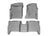 WeatherTech DigitalFit Floor Liners for 2003 2002 2001 Dodge Durango [Covers Front & Rear Row, Gray] | 46081-1-2
