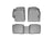 WeatherTech DigitalFit Floor Liners for 2011 2010 2009 2008 2007 Toyota Camry [Covers Front & Rear Row, Gray] | 46084-1-2