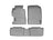 WeatherTech DigitalFit Floor Liners for 2011 2010 2009 2008 2007 2006 Honda Civic [Covers Front & Rear Row, Gray] | 46090-1-2