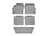 WeatherTech DigitalFit Floor Liners for 2008 2007 2006 2005 2004 Chrysler Pacifica [Covers Front & Both Rear Rows, Gray] | 46094-1-2-3