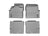 WeatherTech DigitalFit Floor Liners for 2008 2007 2006 2005 2004 Chrysler Pacifica [Covers Front & Rear Row, Gray] | 46094-1-2