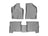 WeatherTech DigitalFit Floor Liners for 2009 2008 2007 Hyundai Santa Fe [Covers Front & Rear Row, Gray] | 46096-1-2