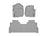 WeatherTech DigitalFit Floor Liners for F-250 Super Duty/F-350 Super Duty [Covers Front & Rear Row, Gray] | 461012-1-3