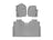 WeatherTech DigitalFit Floor Liners for F-250 Super Duty/F-350 Super Duty [Covers Front & Rear Row, Gray] | 4610121-466974