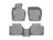 WeatherTech DigitalFit Floor Liners for Volvo [Covers Front & Rear Row, Gray] | 461018-1-2
