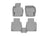 WeatherTech DigitalFit Floor Liners for 2020 2019 2018 Volvo S90 [Covers Front & Rear Row, Gray] | 461018-1-3