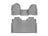 WeatherTech DigitalFit Floor Liners for F-250 Super Duty/F-350 Super Duty [Covers Front & Rear Row, Gray] | 4610321-466974