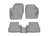 WeatherTech DigitalFit Floor Liners for 2019 2018 2017 Lincoln MKC [Covers Front & Rear Row, Gray] | 4610521-464593