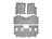 WeatherTech DigitalFit Floor Liners for Expedition/Navigator [Covers Front & Both Rear Rows, Gray] | 46107-1-2-3