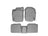 WeatherTech DigitalFit Floor Liners for Ford/Lincoln/Mercury [Covers Front & Rear Row, Gray] | 46108-1-2