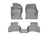 WeatherTech DigitalFit Floor Liners for 2020 2019 2018 2017 Jaguar XE [Covers Front & Rear Row, Gray] | 4611031-468642