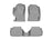 WeatherTech DigitalFit Floor Liners for Crosstrek/Impreza [Covers Front & Rear Row, Gray] | 461107-1-2