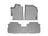 WeatherTech DigitalFit Floor Liners for 2013 2012 2011 2010 2009 2008 Toyota Highlander [Covers Front & Rear Row, Gray] | 46115-1-2