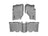 WeatherTech DigitalFit Floor Liners for Chevrolet/GMC/Oldsmobile [Covers Front & Rear Row, Gray] | 46116-1-2