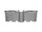 WeatherTech DigitalFit Floor Liners for Chevrolet/GMC/Oldsmobile [Covers Rear (2nd) Row, Gray] | 461162