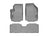 WeatherTech DigitalFit Floor Liners for 2022 2021 2020 2019 2018 Chevrolet Equinox [Covers Front & Rear Row, Gray] | 461176-1-2