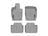 WeatherTech DigitalFit Floor Liners for 2021 2020 2019 2018 2017 Porsche Panamera [Covers Front & Rear Row, Gray] | 461180-1-2