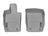 WeatherTech DigitalFit Floor Liners for 2021 2020 2019 2018 2017 Porsche Panamera [Covers Front Row, Gray] | 4611801