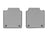WeatherTech DigitalFit Floor Liners for 2021 2020 2019 2018 2017 Porsche Panamera [Covers Rear (2nd) Row, Gray] | 4611803