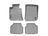 WeatherTech DigitalFit Floor Liners for RS6/S6 [Covers Front & Rear Row, Gray] | 461182-1-2
